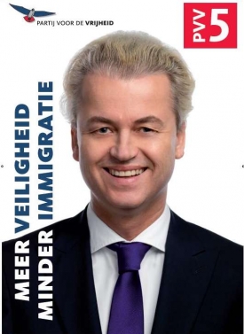 Wildersův volební plakát.