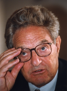 Americký miliardář maďarského původu George Soros.