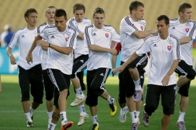 Fotbalisté Slovenska trénují v Jihoafrické republice.