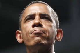Obamův zasmušilý výraz vyjadřuje vše - největší ekologická katastrofa.