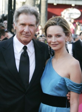 Americký herec Harrison Ford s Calistou Flockhartovou.