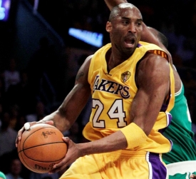 Největší hvězda LA Lakers Kobe Bryant.
