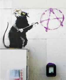 Banksyho krysy představují klasiku street artu.