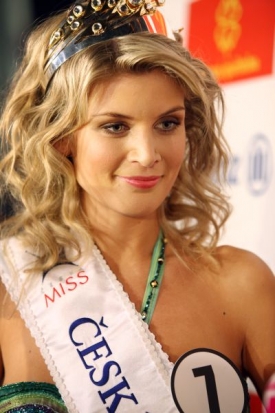 Česká Miss 2009 Iveta Lutovská.
