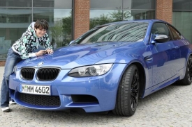Martina Sáblíková a BMW M3.