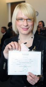 Čerstvá poslankyně, pětadvacetiletá Kristýna Kočí.