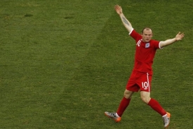 Wayne Rooney sice gól nedal, ale byl aktivní.