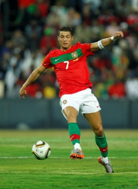 Portugalský útočník Cristiano Ronaldo.