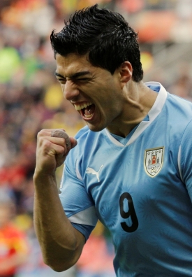 Uruguayský útočník Luis Suárez.
