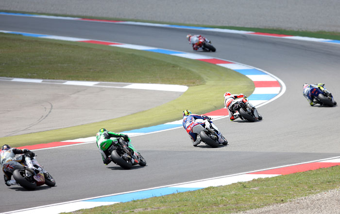 Závody Moto2 na okruhu v Assenu. (Foto: Lucie Pařízková)
