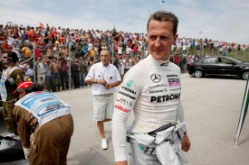 Michael Schumacher byl po VC Evropy pořádně rozladěný.
