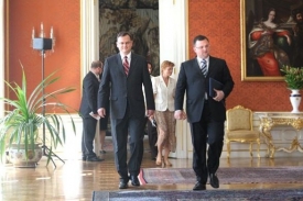 Petr Nečas byl dnes jmenován premiérem.