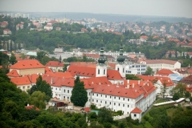 Strahovský klášter v Praze.