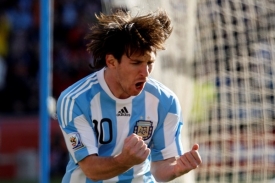 Opora Argentiny Lionel Messi.