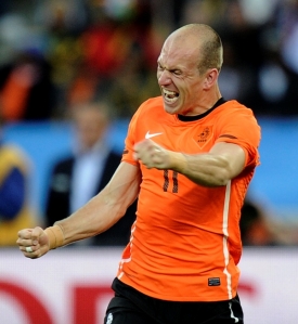 Nizozemský záložník Arjen Robben.