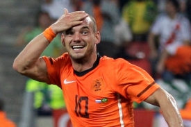 Nizozemský fotbalista Wesley Sneijder.