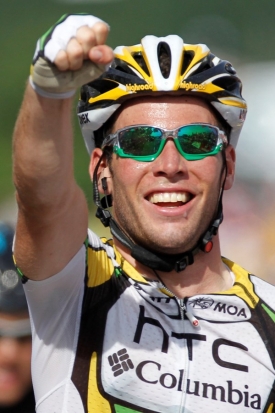 Vítěz šesté etapy Mark Cavendish.