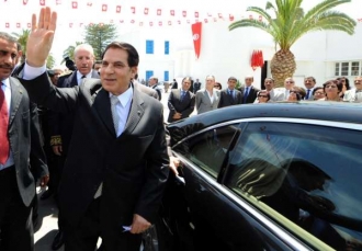 Tuniský vládce Ben Ali.