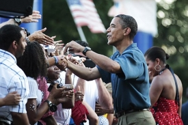 Americký prezident Barack Obama během Dne nezávislosti.