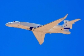 Špičkové letadlo Gulfstream G550 je určené pro soukromé lety.