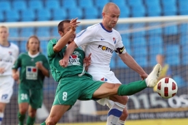 Martin Lukeš (vpravo) v utkání proti Tbilisi.