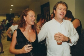 Markéta Hrubešová s manželem Davidem Krausem.
