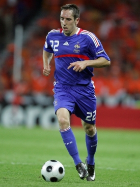 Francouzský reprezentant Franck Ribéry.