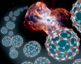 Duté koule tvořené atomy uhlíku jsou důležité i v nanotechnologiích.
