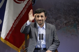 Íránský prezident Mahmúd Ahmadinežád.