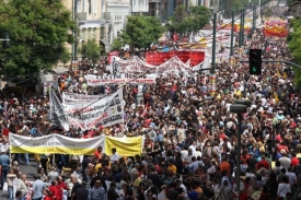 Protesty v Řecku trvají už několik měsíců (ilustrační foto).