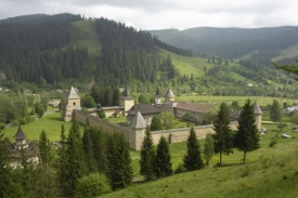 Moldavský klášter Sucevita.