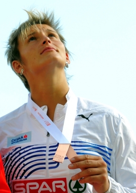 Jedinou českou medaili vybojovala Bára Špotáková.