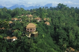 Dalším zastavením je Ubudu, horské městečko na Bali.