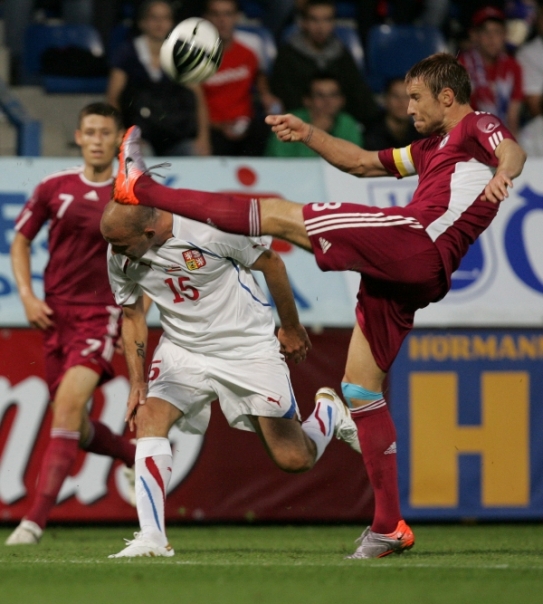 Roman Bednář vstřelil svůj první reprezentační gól.