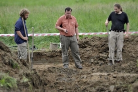 Policie našla u Dobronína kosterní pozůstatky.