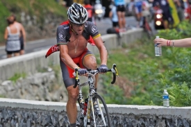 Lance Armstrong při své poslední Tour de France.