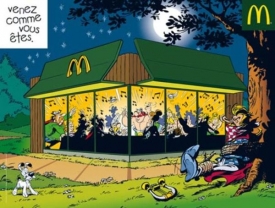 Francouzům se nelíbí kampaň McD využívající Asterixe.