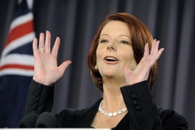 Australská premiérka Julia Gillardová.
