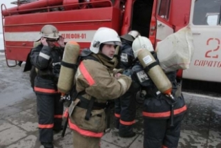 Ruští hasiči v akci (ilustrační foto).