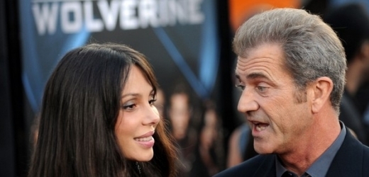 Mel Gibson se svou bývalou partnerkou Oksanou Grigorijevovou.