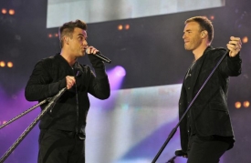 Robbie Williams a Gary Barlow.