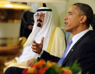 Kšeft století. Saúdský král a prezident USA.