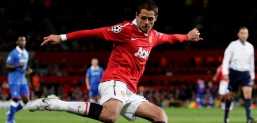 Javier Hernandez z Manchesteru United.