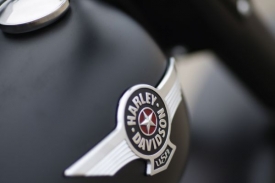 Symbol motorkářské ikony. Znak Harley-Davidson.