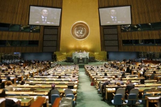 Jednání MDG v sídle OSN.