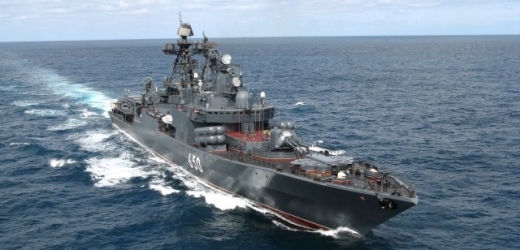 Cvičení ruské Severomořské flotily.