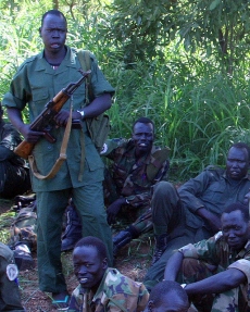 Vojáci Súdánské lidové osvobozenecké armády.