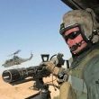 Vojáci USA nad středním Irákem.