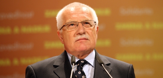 Václav Klaus se opět stal cílem recesistů (ilustrační foto).