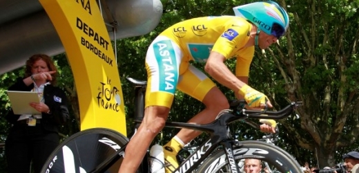 Alberto Contador na letošní Tour de France.
